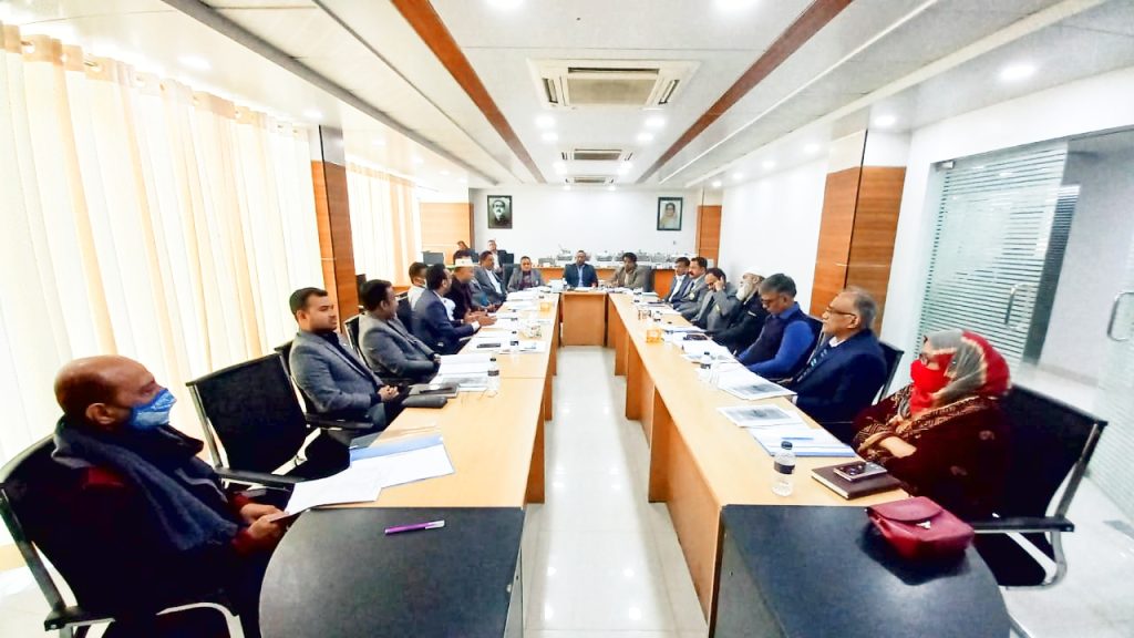 চেম্বার অব কমার্স এন্ড ইন্ডাস্ট্রির ২০২১-২০২২ এবং ২০২২-২০২৩ দ্বি-বার্ষিক মেয়াদের পরিচালনা পর্ষদের ১ম বোর্ড সভা অনুষ্ঠিত