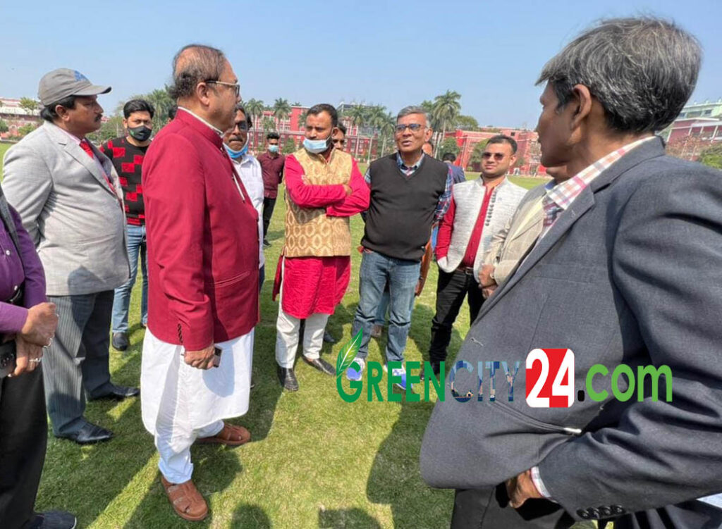 রাজশাহীতে বাংলাদেশ-ভারত মিলনমেলা: মেলা প্রাঙ্গন পরিদর্শনে মেয়র লিটন