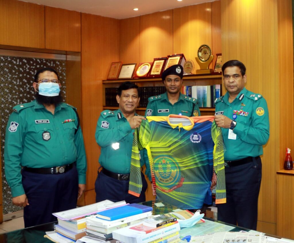 আইজিপি কাপ: আরএমপি ক্রিকেট টিমের জার্সি উম্মোচন