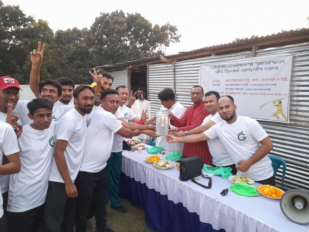 ফ্রেন্ডশীপ ক্রিকেট খেলায় গ্রীনসিটি বয়েজ চ্যাম্পিয়ন