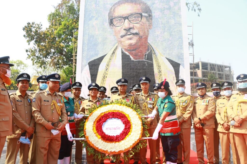 বঙ্গবন্ধুর জন্মদিন উপলক্ষে আরএমপির শ্রদ্ধা