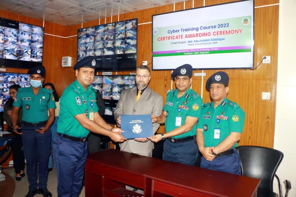 আরএমপির সাইবার ট্রেনিং কোর্সের সমাপনী অনুষ্ঠিত