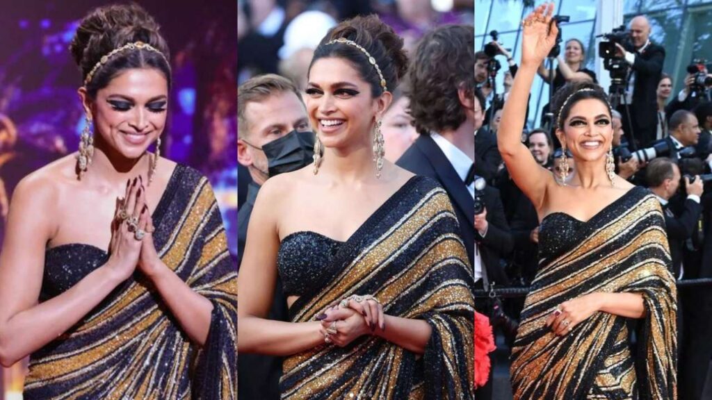 কানে দ্যুতি ছড়ালেন দীপিকা