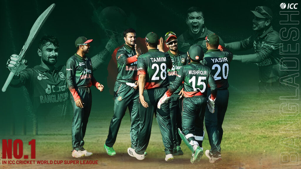ওয়ানডে সুপার লিগ: শীর্ষেই বাংলাদেশ