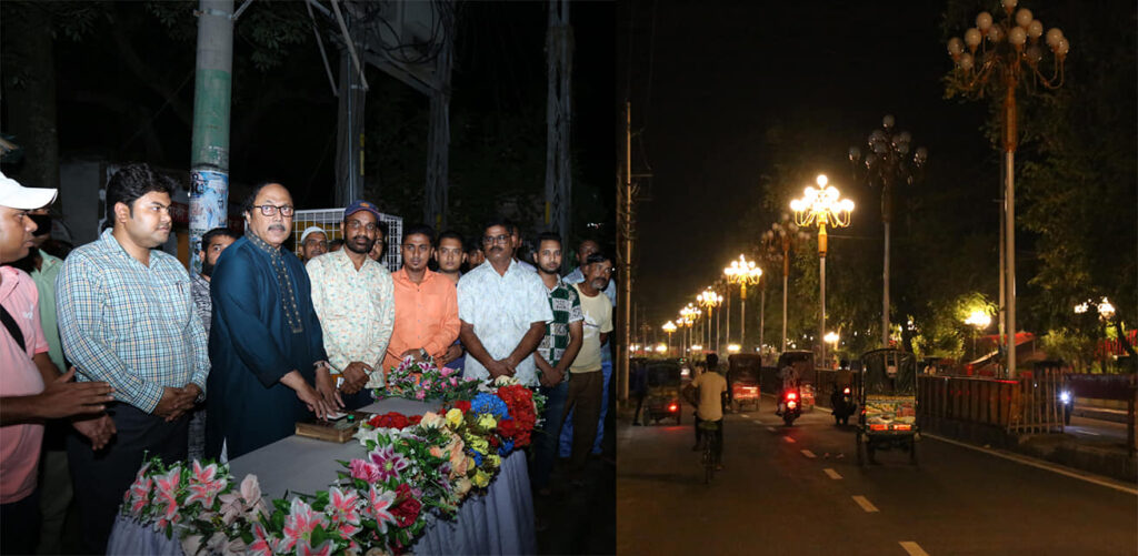 বিদ্যুৎ সাশ্রয়ে নগরীতে কমানো হল সড়কবাতির সংখ্যা