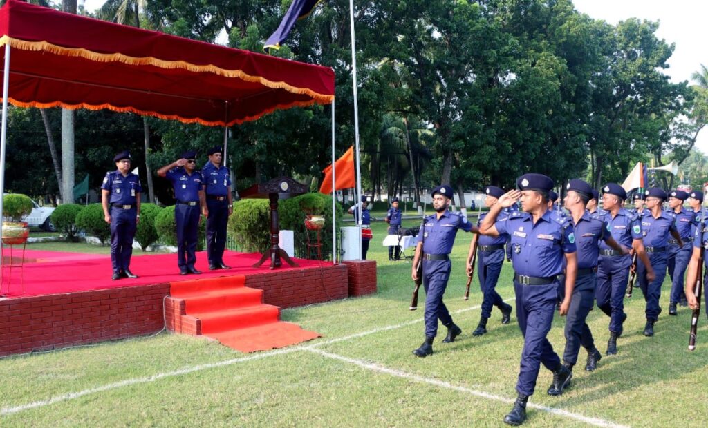 রাজশাহী জেলা পুলিশের মাস্টার প্যারেড অনুষ্ঠিত