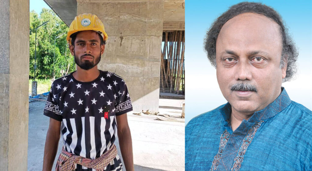 রাজমিস্ত্রির কাজ করা রাবি শিক্ষার্থী ইমরানের দায়িত্ব নিলেন রাসিক মেয়র