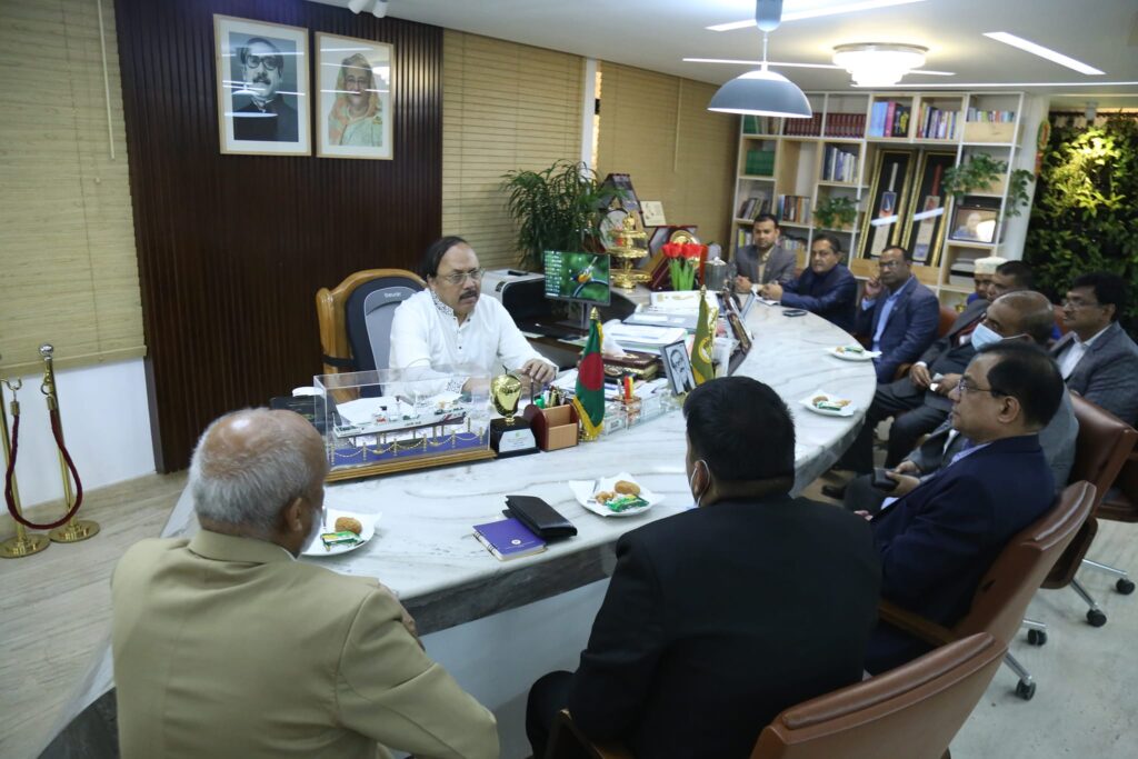 গোদাগাড়ীর সুলতানগঞ্জ পোর্ট এ কাস্টমস কার্যক্রম চালুকরণ বিষয়ে মতবিনিময়
