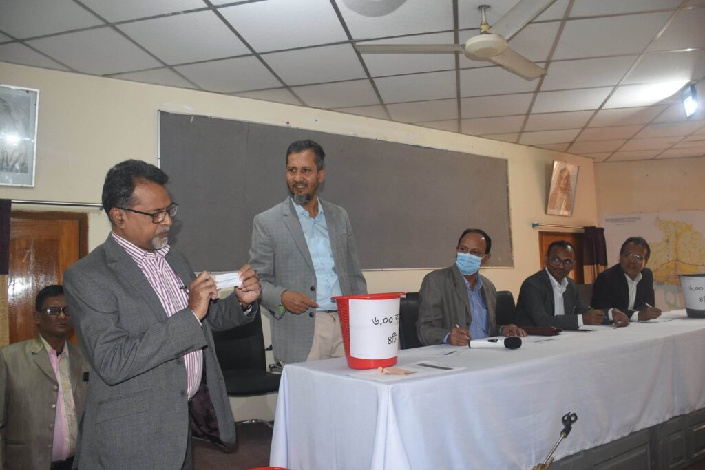বারনই আবাসিকের সংরক্ষিত প্লটের বরাদ্দের লটারী অনুষ্ঠিত