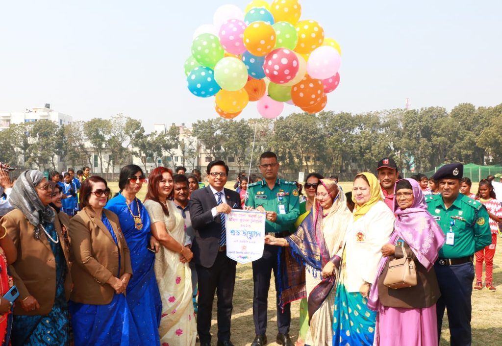 রাজশাহীতে আন্তঃজেলা অনূর্ধ্ব-১৫ মহিলা ফুটবল টুর্নামেন্টের উদ্বোধন