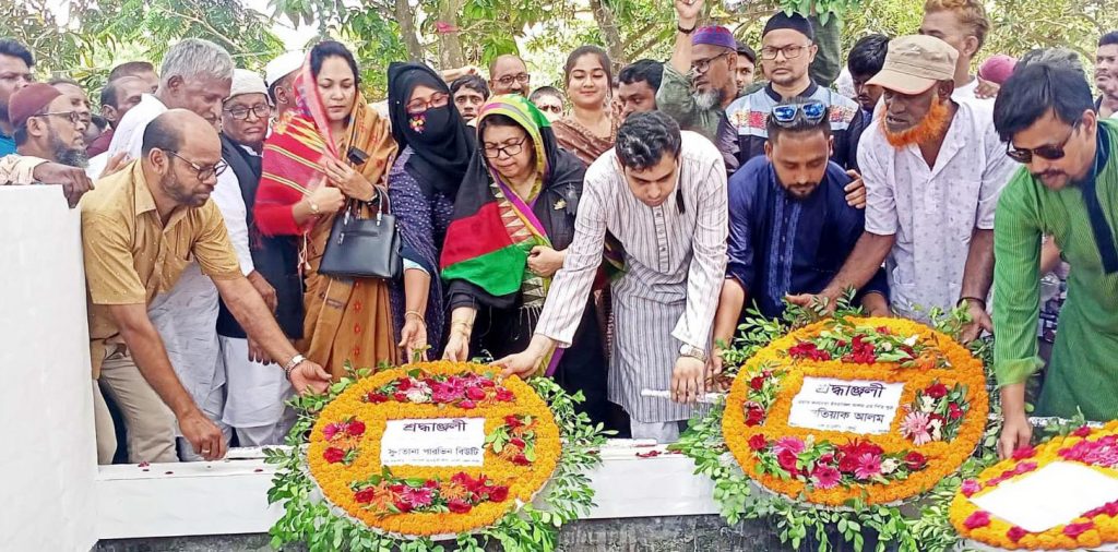 নওগাঁ-৬ আসনের সাবেক এমপি ইসরাফিল আলমের তৃতীয় মৃত্যুবার্ষিকী পালিত