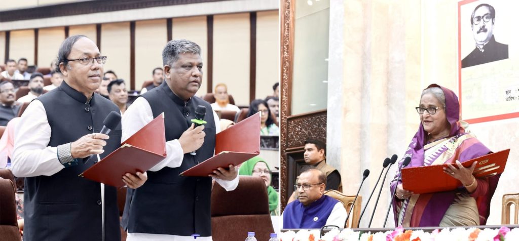 শপথ নিলেন রাসিকের নবনির্বাচিত মেয়র ও কাউন্সিলররা