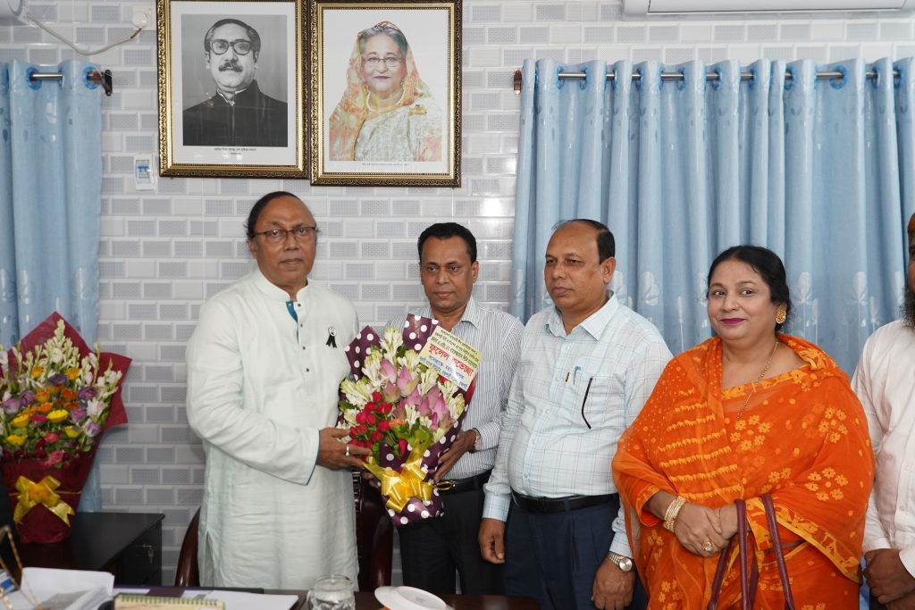 রাসিক মেয়রের সাথে অগ্রণী ব্যাংক রাজশাহী সার্কেলের নবনিযুক্ত জিএম এর সৌজন্য সাক্ষাৎ