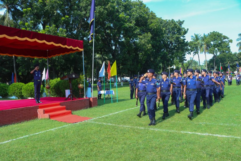 রাজশাহী জেলা পুলিশের মাস্টার প্যারেড অনুষ্ঠিত