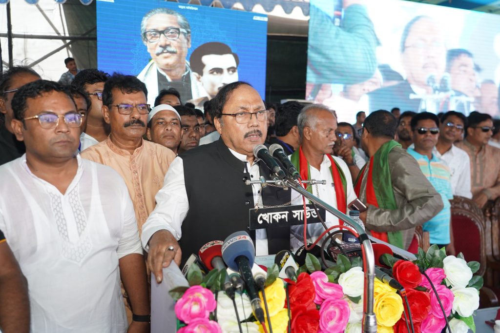 ‘নির্বাচন বানচালের চক্রান্ত হলে মার্কিন ভিসা নীতি দেখতে যাব না, বিএনপি-জামায়াতকে দাঁতভাঙ্গা জবাব দেওয়া হবে’