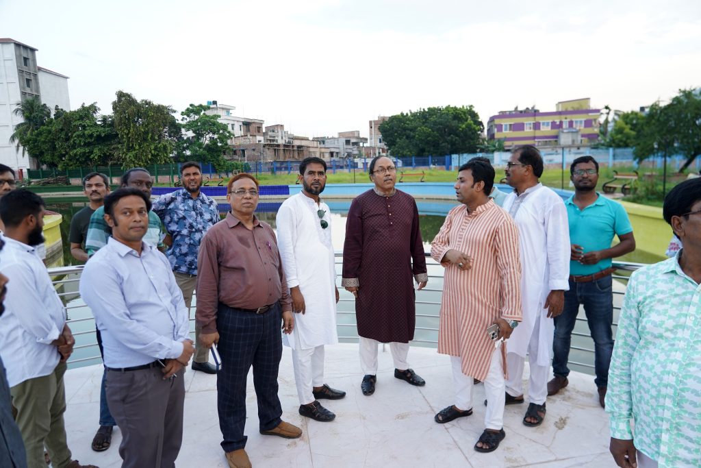 শেখ রাসেল শিশুপার্ক পরিদর্শনে রাসিক মেয়র