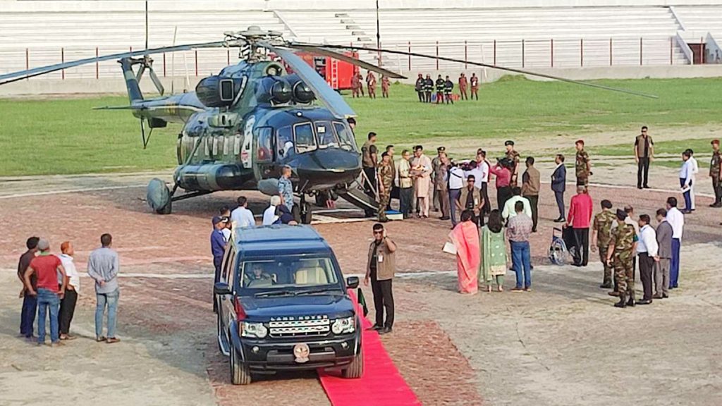 ৩ দিনের সফরে পাবনায় পৌঁছেছেন রাষ্ট্রপতি