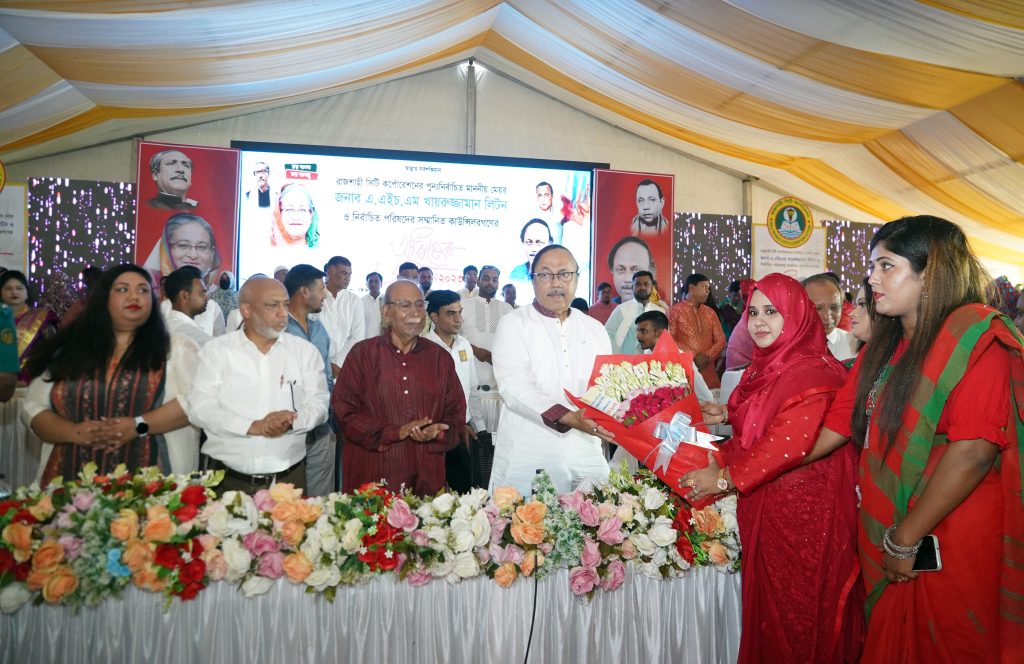 তৃতীয় মেয়াদে রাসিক মেয়রের দায়িত্ব নিলেন খায়রুজ্জামান লিটন