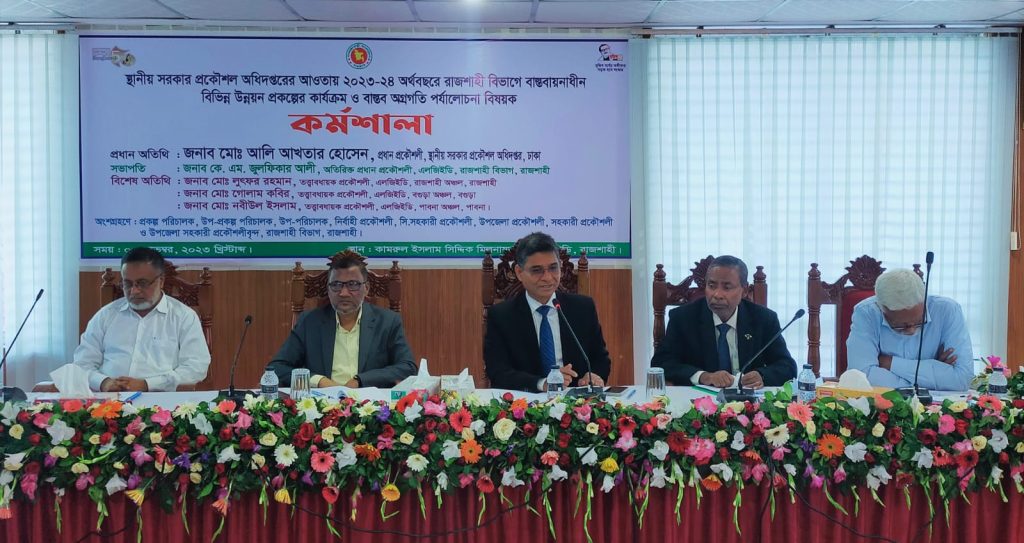 দেশ ও জনগণের কল্যাণে সততার সহিত  কাজ করার আহ্বান’- এলজিইডি’র প্রধান প্রকৌশলী
