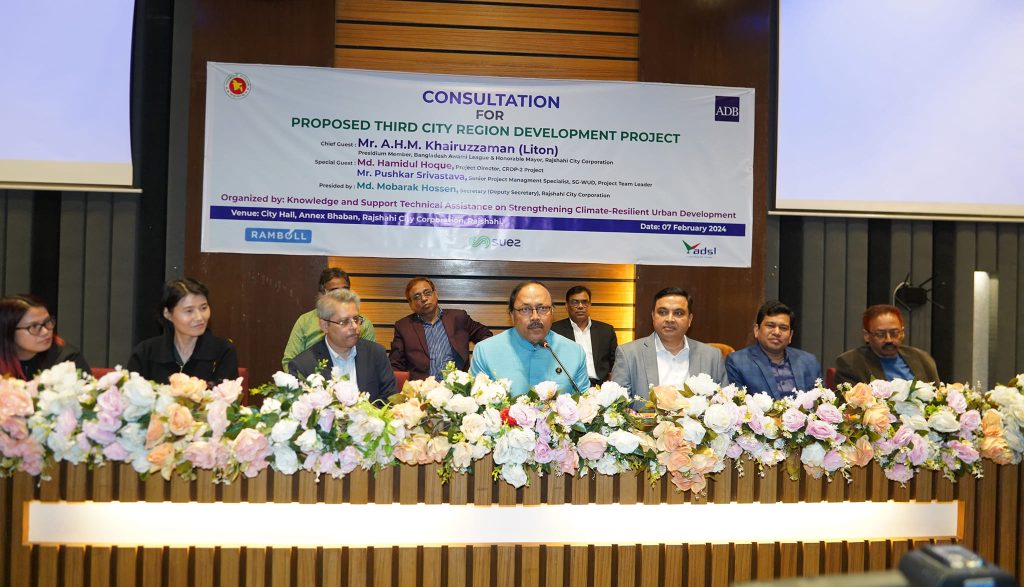 রাজশাহী নগরীর বিভিন্ন উন্নয়ন কাজ বাস্তবায়নে সহযোগিতা করবে এডিবি