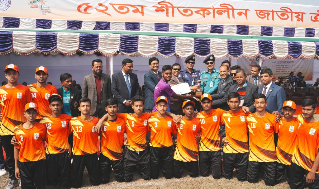 রাজশাহীতে শেষ হলো শীতকালীন জাতীয় ক্রীড়া প্রতিযোগিতা