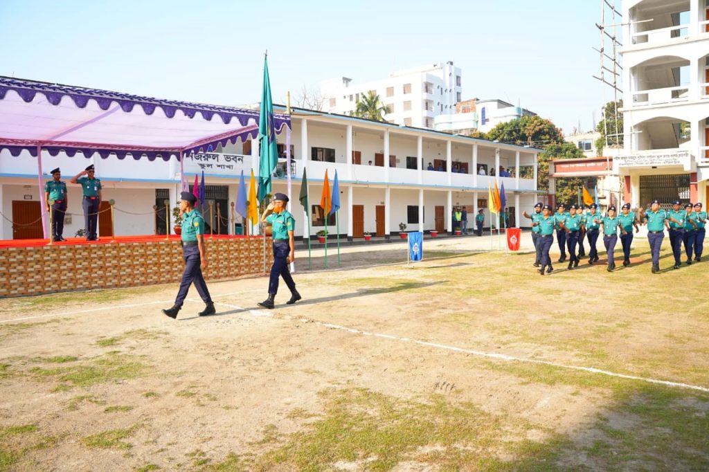 আরএমপি’র মাস্টার প্যারেড অনুষ্ঠিত