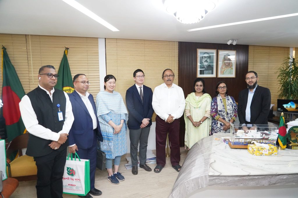 রাসিক মেয়রের সাথে জাইকা বাংলাদেশের প্রতিনিধি দলের মতবিনিময়